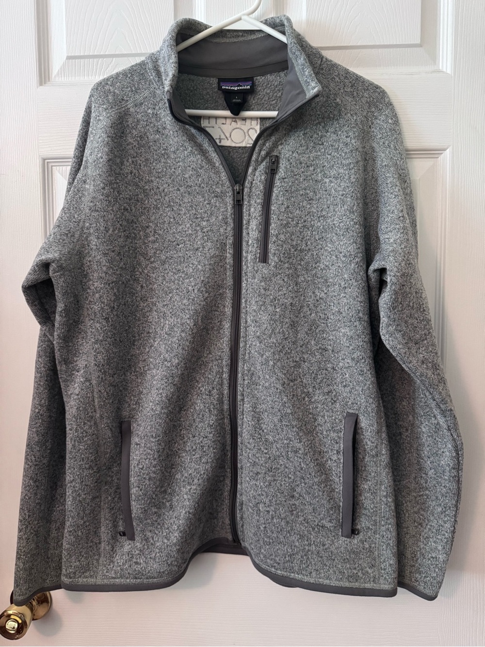 Patagonia Men's Heather Gray Full-Zip Better Sweater Jacket